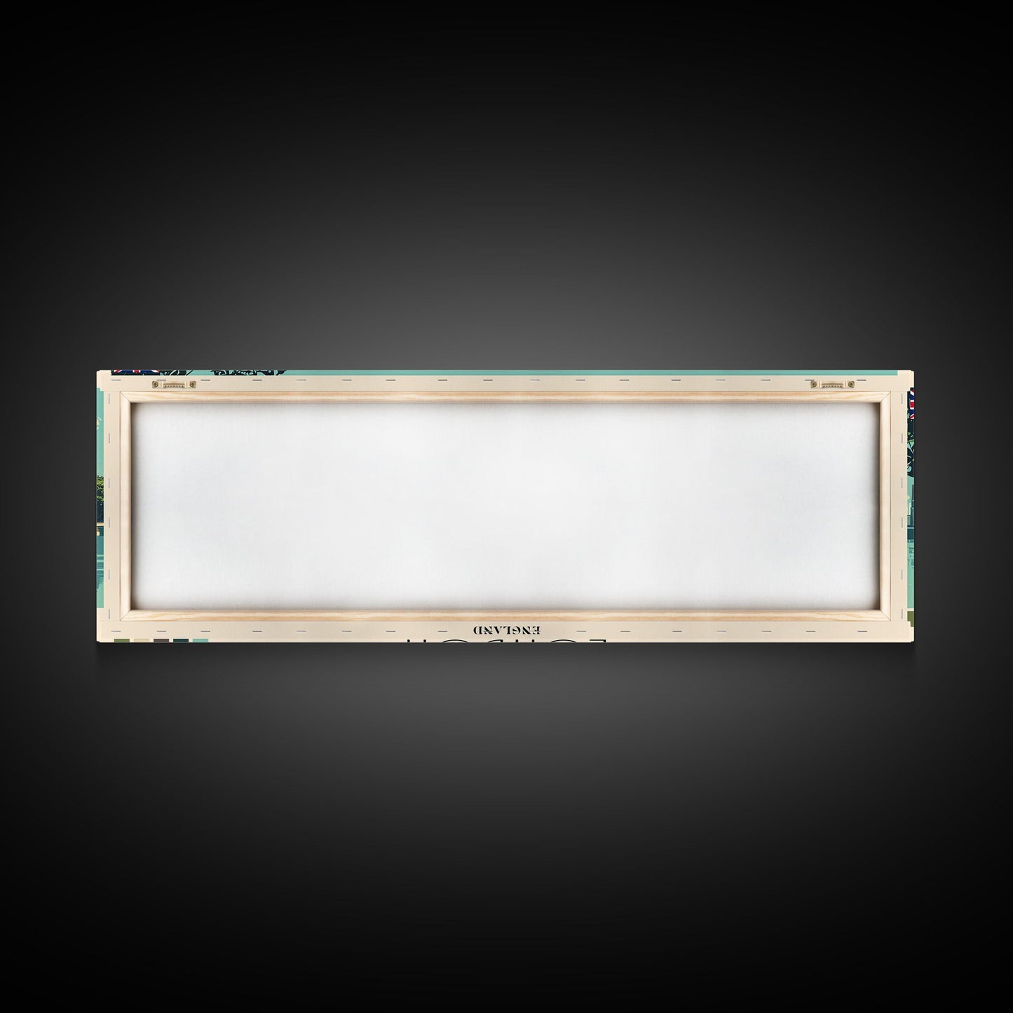 London, England Panoramic Canvas Print, London, England Painting, England Art, London Travel Poster, Travel Art, Guest Room Painting