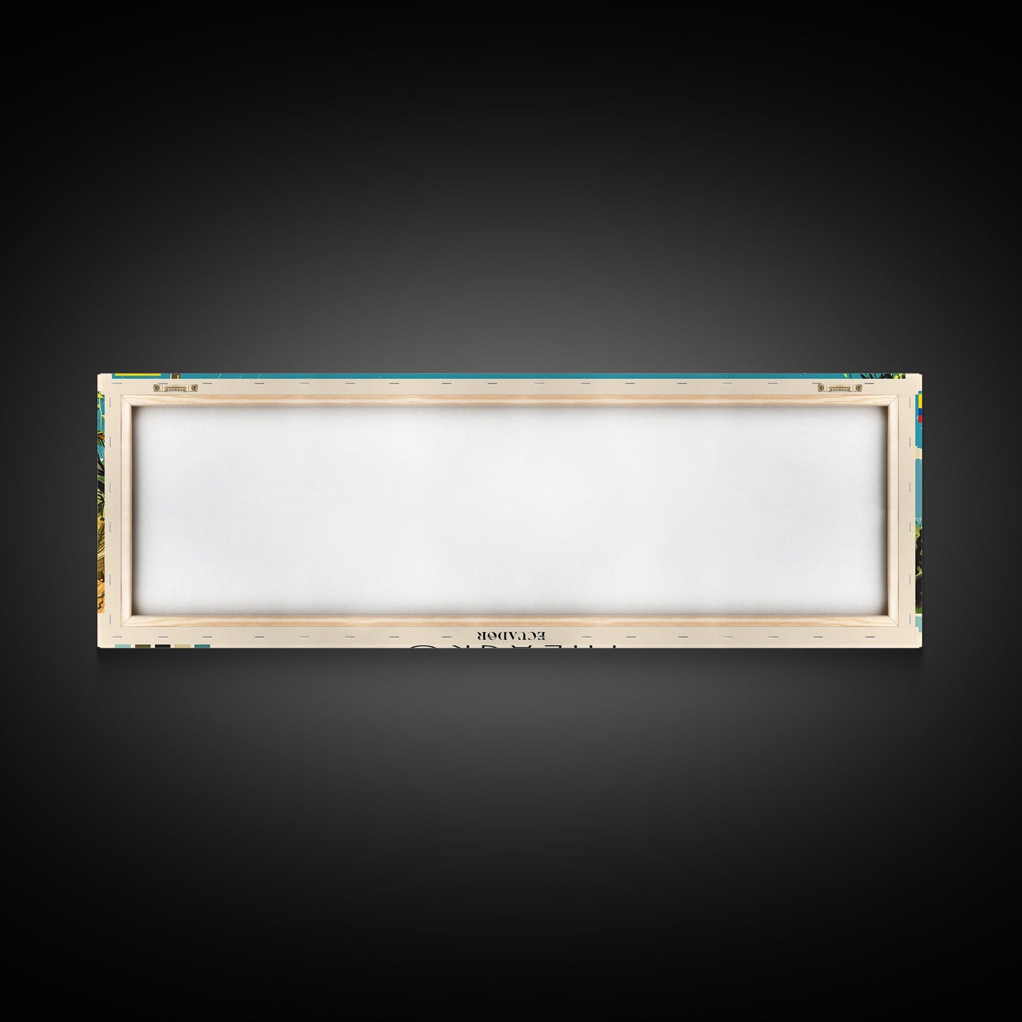 Milagro, Ecuador Panoramic Canvas Print, Milagro, Ecuador Painting, Ecuador Art, Milagro Travel Poster, Travel Art, Vacation Gift