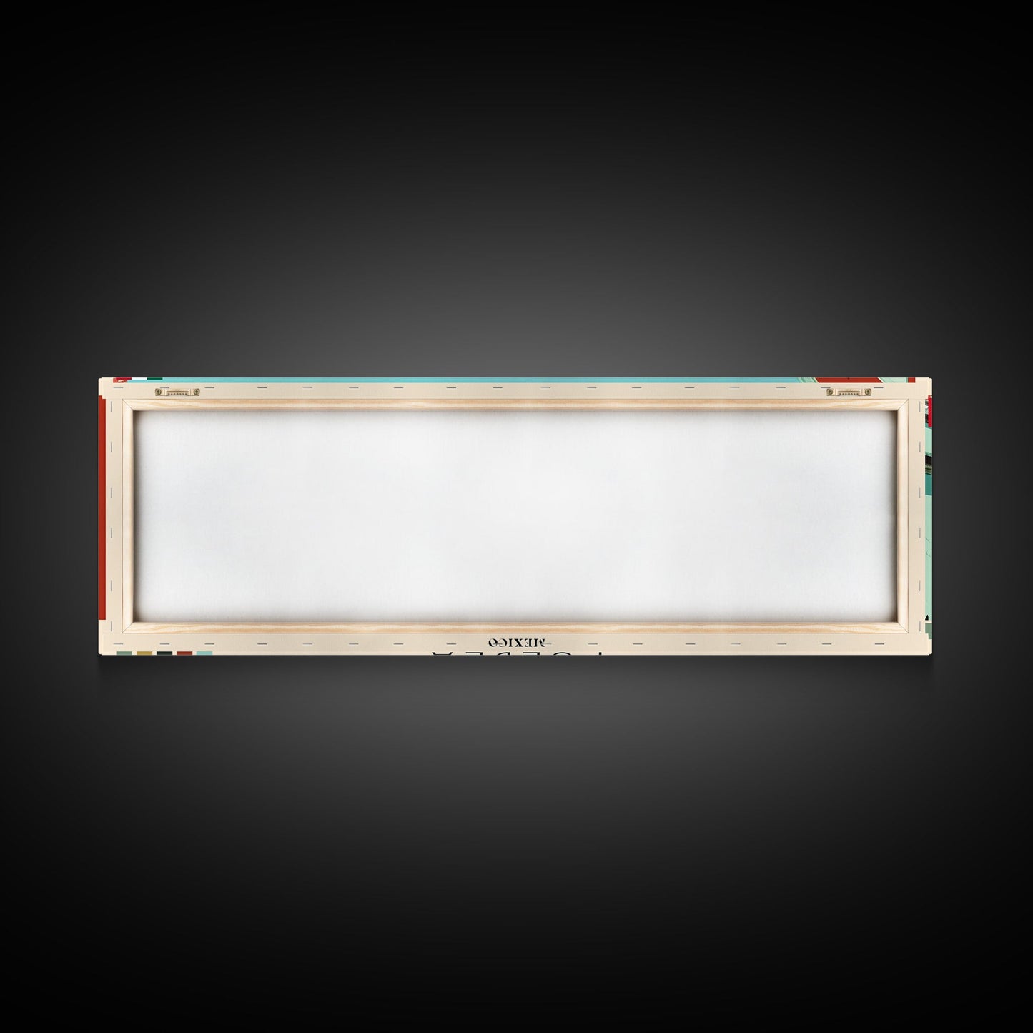 Puebla, Mexico Panoramic Canvas Print, Puebla, Mexico Painting, Mexico Art, Puebla Travel Poster, Travel Art, Living Room Painting