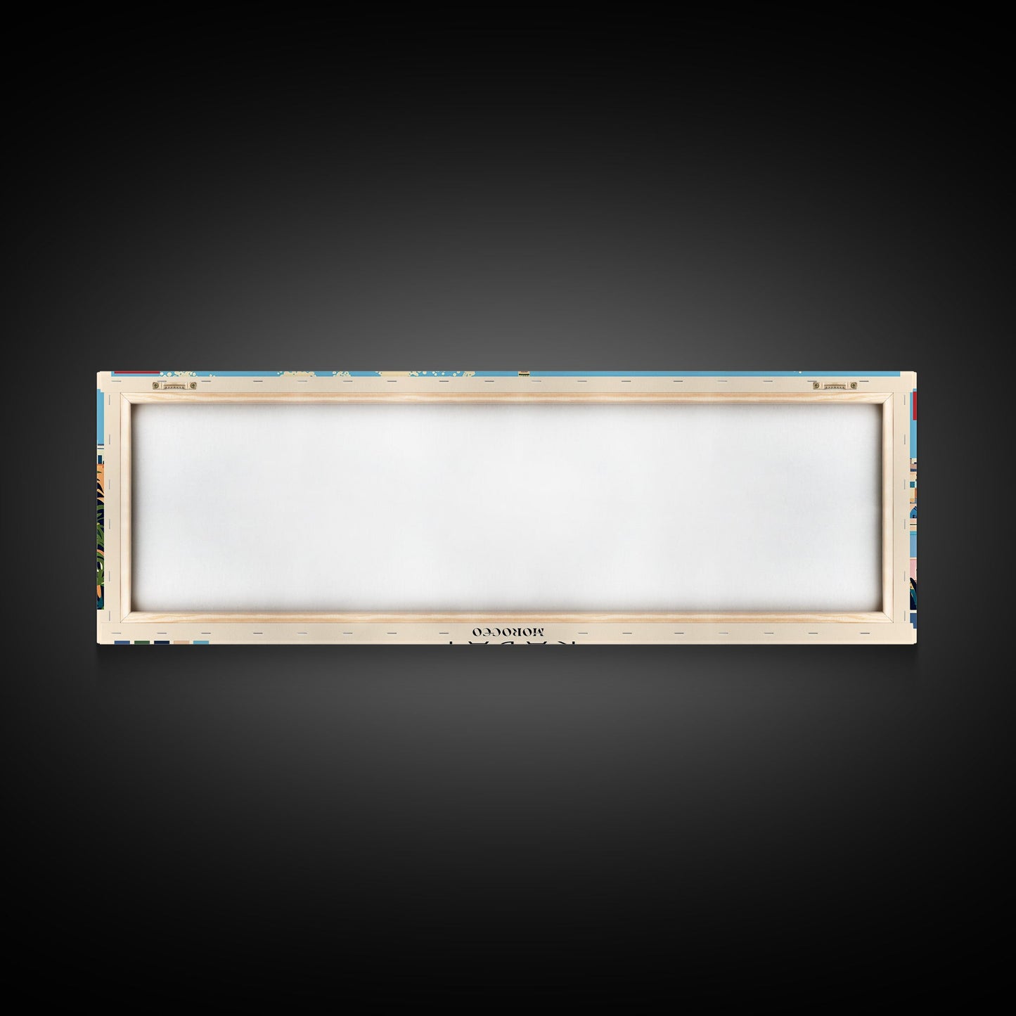 Rabat, Morocco Panoramic Canvas Print, Rabat, Morocco Painting, Morocco Art, Rabat Travel Poster, Travel Art, Housewarming Gift