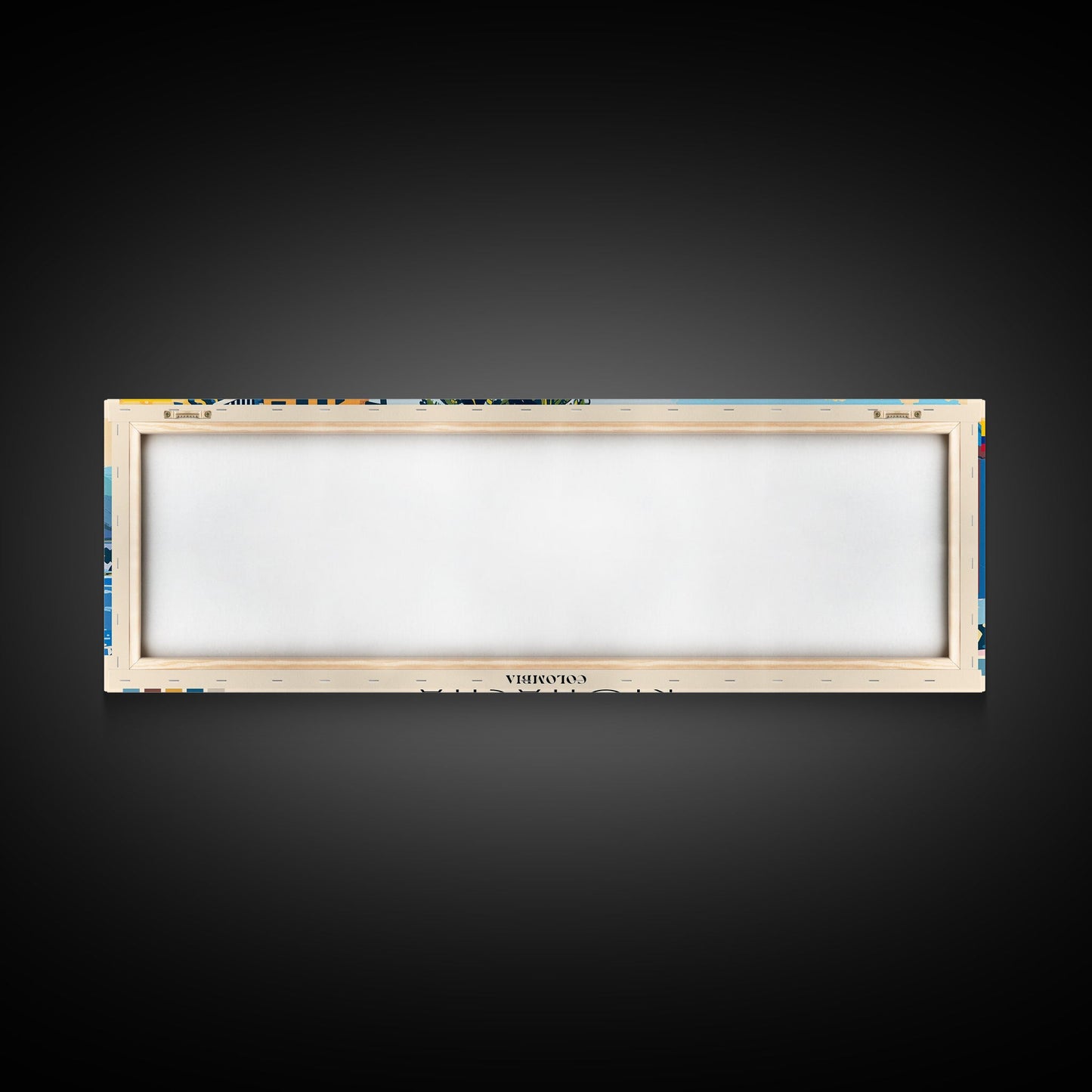 Riohacha, Colombia Panoramic Canvas Print, Riohacha, Colombia Painting, Colombia Art, Riohacha Travel Poster, Travel Art, Guest Room Painting