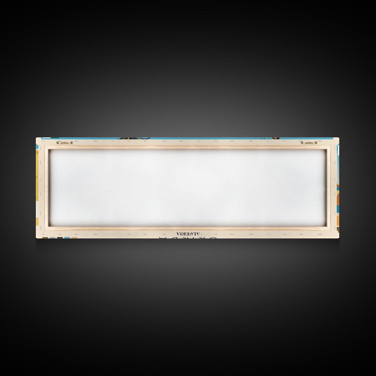 Skikda, Algeria Panoramic Canvas Print, Skikda, Algeria Painting, Algeria Art, Skikda Travel Poster, Travel Art, Guest Room Painting