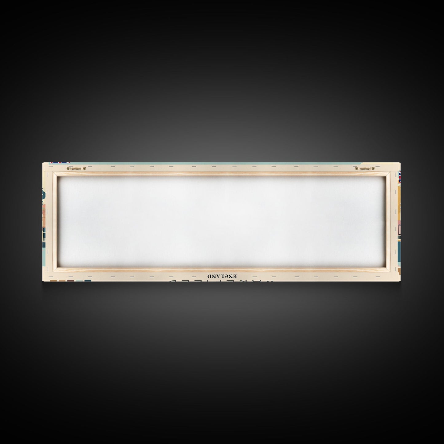 Wakefield, England Panoramic Canvas Print, Wakefield, England Painting, England Art, Wakefield Travel Poster, Travel Art, Vacation Gift