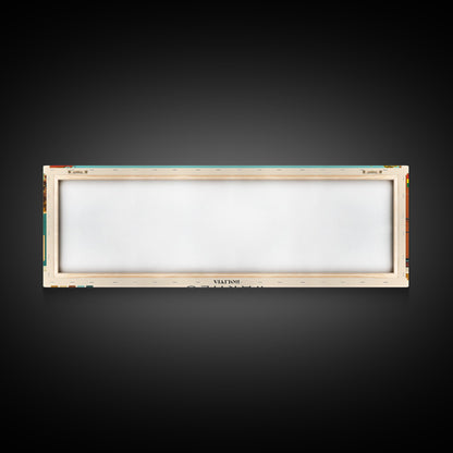 Warnes, Bolivia Panoramic Canvas Print, Warnes, Bolivia Painting, Bolivia Art, Warnes Travel Poster, Travel Art, Living Room Painting