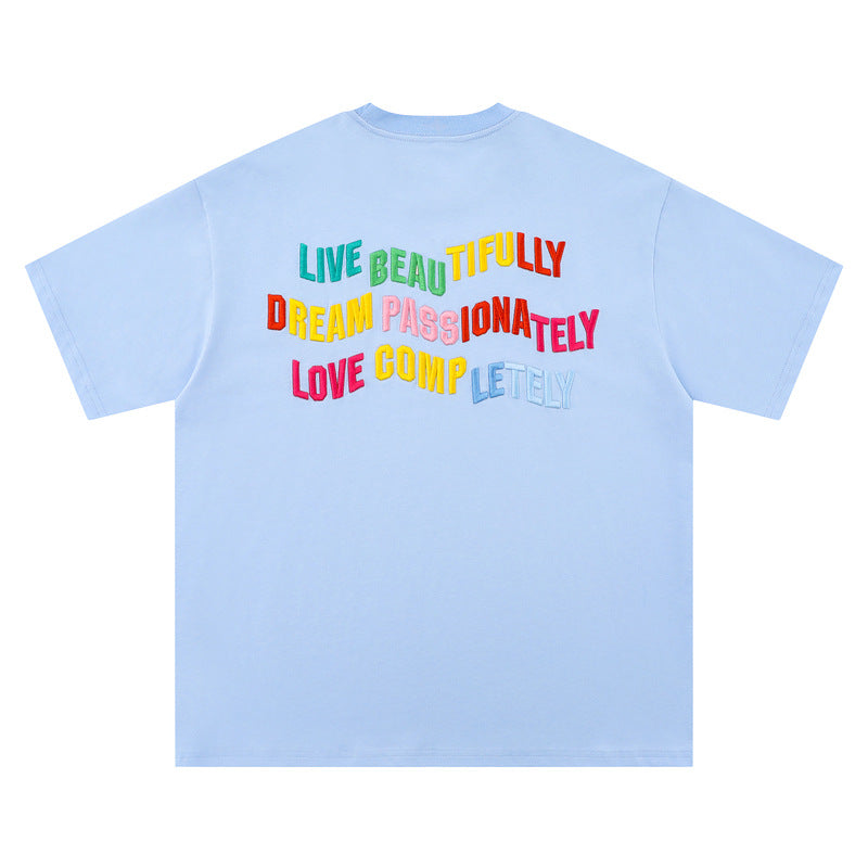 Short Sleeve T-Shirt Men's Summer Casual  Sleeve Couple