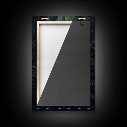 Butterfly In Woods, Butterfly Wall Decor, Dark Art, Green Wall Art, Insect Wall Decor, Wall Decor, Canvas Print, Wall Art, Framed Canvas