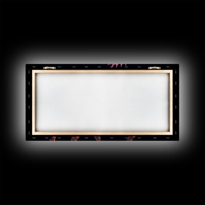 Abstract Moose Wall Art, Animal Art Print, Nature, Minimalist Wall Art, Panoramic Wall Decor, Canvas Print, Wall Art, Framed Canvas Art