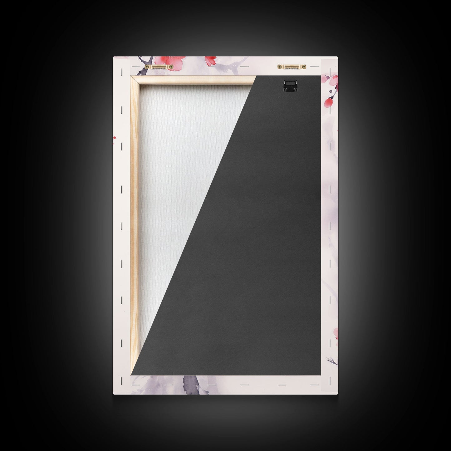 Cherry Blossom, Japanese Wall Art, Floral Wall Print, Nature Art, Canvas Print, Wall Art, Vertical Art, Modern Home Decor, Gift For The Home