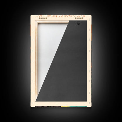 Black Canyon Of The Gunnison National Park Travel Poster Print, Canvas Print Wall Art, Colorado Travel Art, Midcentury Modern Travel Decor