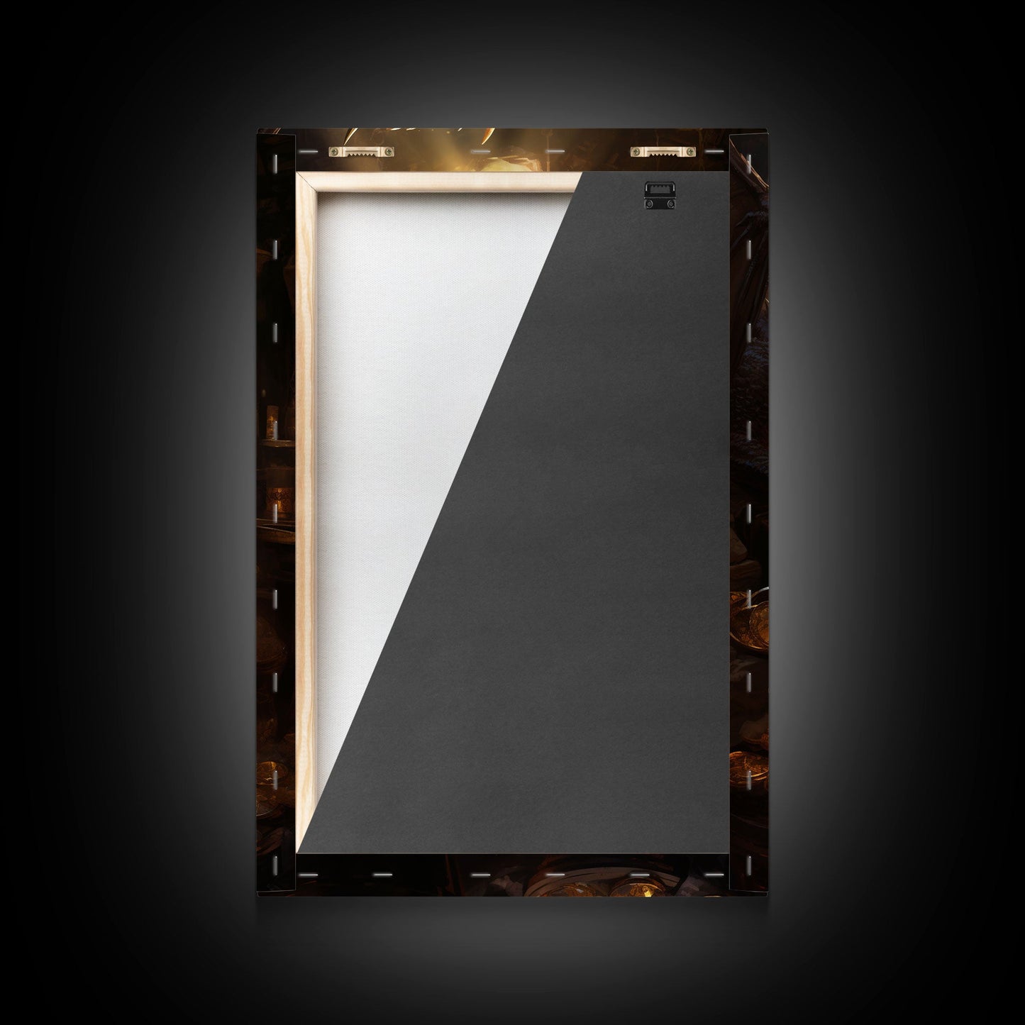 Drachenkunst, Fantasy-Kunst, Schatztruhe, Leinwanddruck, Wandbehang, Porträtkunst, Videospielkunst, Nerdige Wohndeko, Geschenk für Freunde