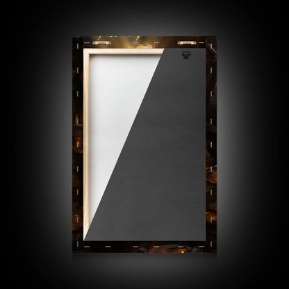 Drachenkunst, Fantasy-Kunst, Schatztruhe, Leinwanddruck, Wandbehang, Porträtkunst, Videospielkunst, Nerdige Wohndeko, Geschenk für Freunde