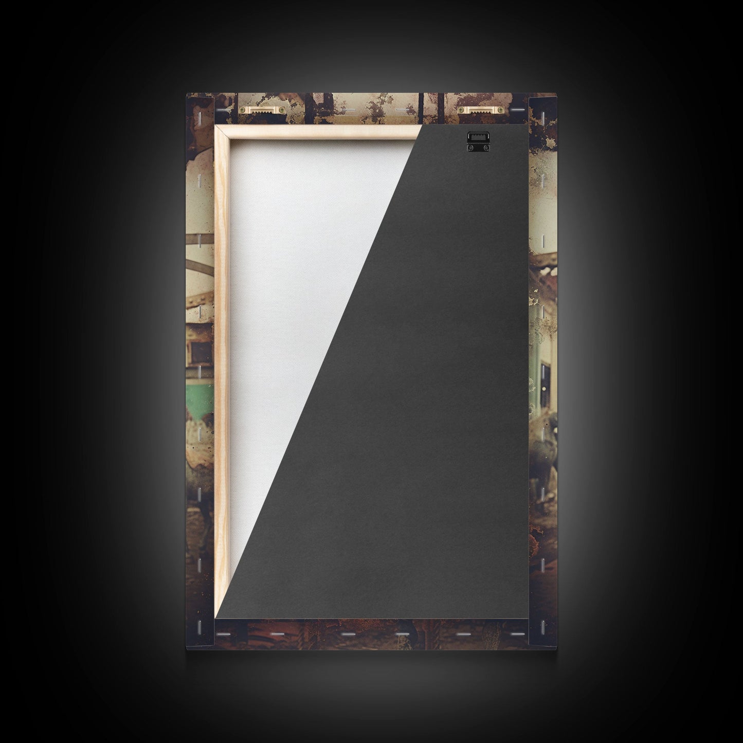 Abandoned Circus, Carousel Art, Carnival Art, Canvas Print, Wall Hanging, Portrait Art, College Dorm Decor, Gaming Wall Decor, Office Art