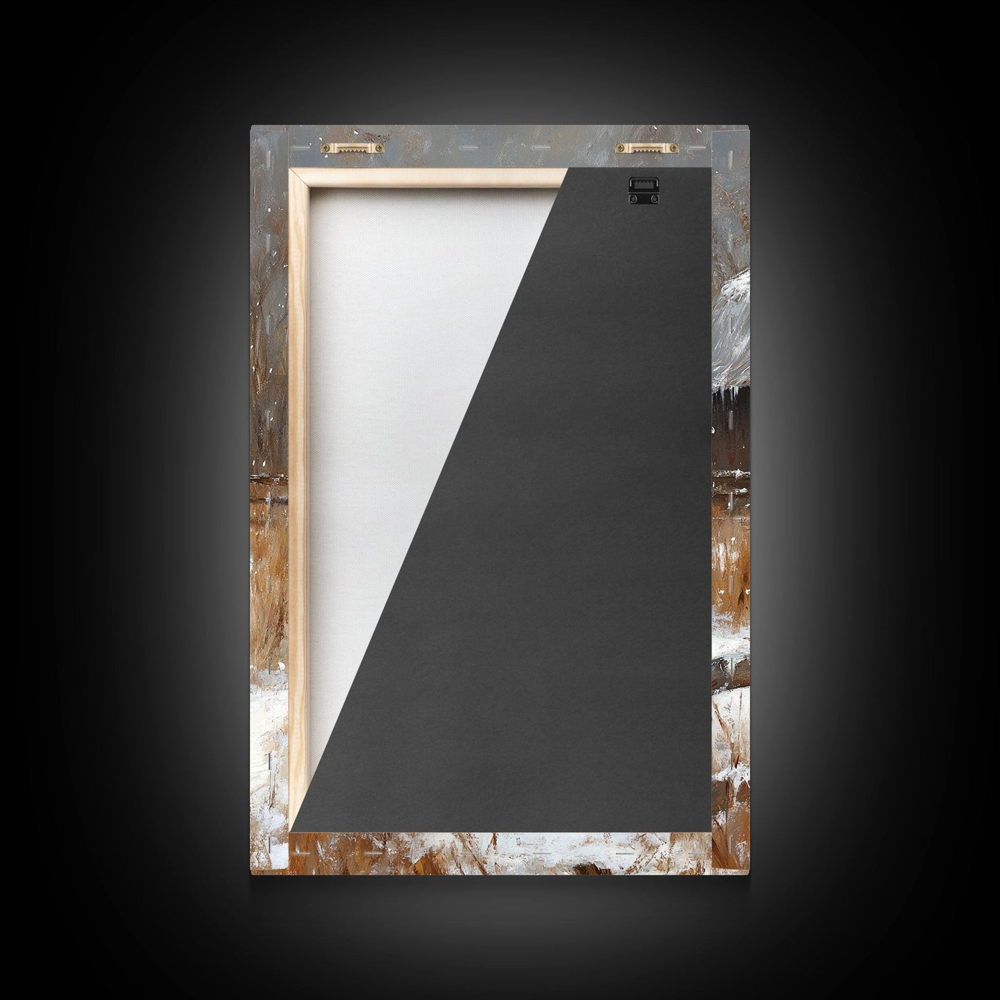 Country Girl with Falling Leaves Canvas Print, Autumn Wall Art, Farmhouse Holiday Decor, Fall Decor, Trendy Wall Art, Framed Canvas Print