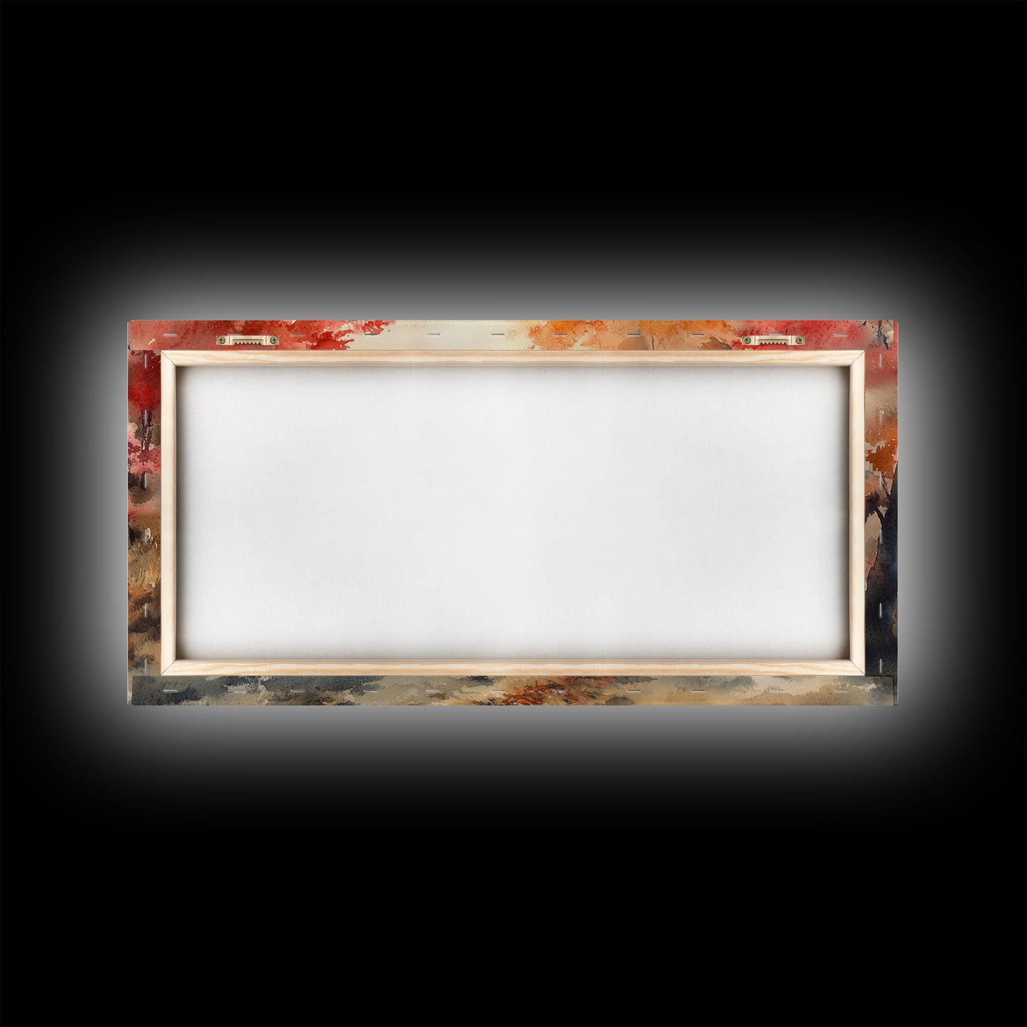 Framed Canvas Print Autumn Farm with Sheep and Pumpkins, Perfect Fall Decor, Rustic Country Home Wall Art, Seasonal Autumn Canvas Print