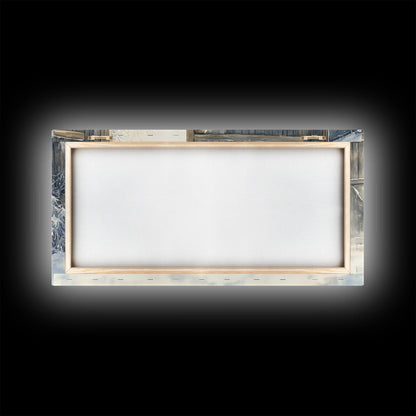 Christmas decor farmhouse Framed Canvas Print snowy barn Christmas scene holiday wall art best gift Christmas decor Christmas tree art 2024