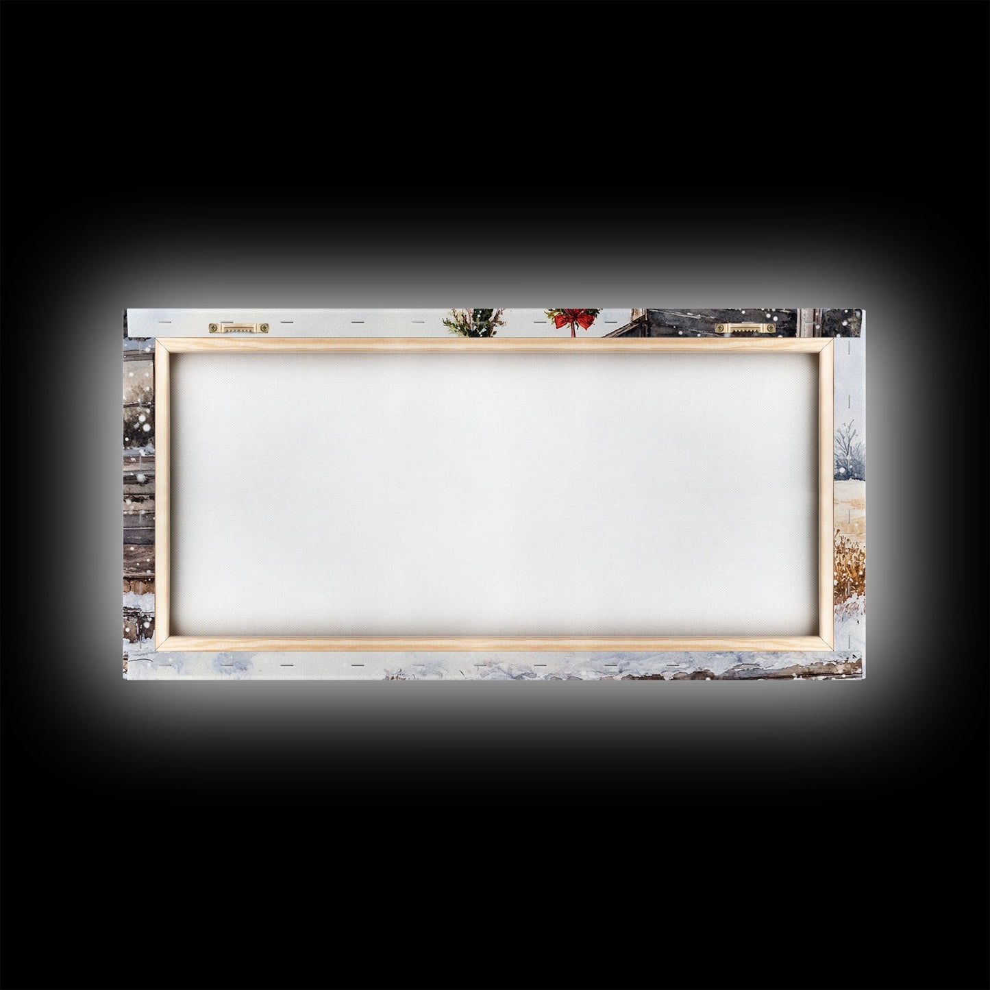 Rocking Chair in Winter - Christmas home decor, farmhouse Christmas decor, rustic Christmas decor Christmas door decor, Christmas decor wood