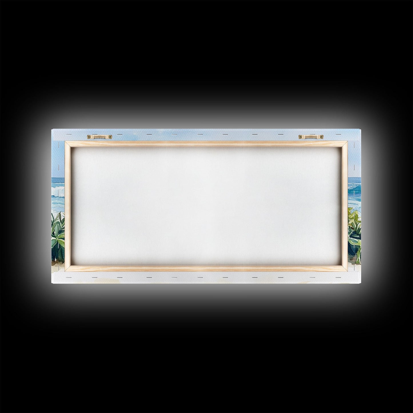 Tropical Christmas decor, beach Christmas decor, Christmas beach art, canvas print, Christmas wall art, beach Christmas