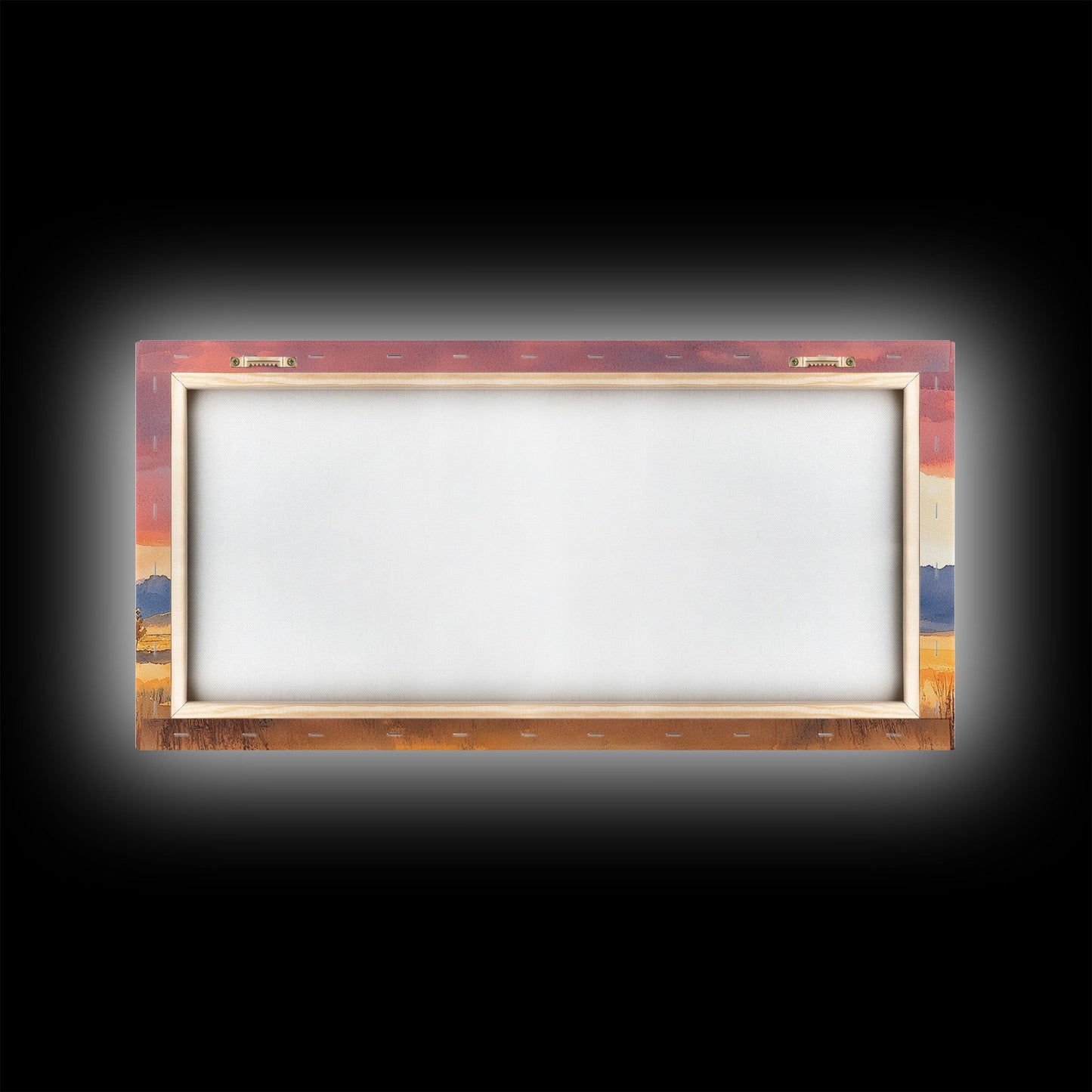 Rustic Mountain Barn Sunset Canvas Print | Autumn Farmhouse Wall Art | Fall Home Decor | Holiday Art Gift | Framed Canvas Print Wall Decor