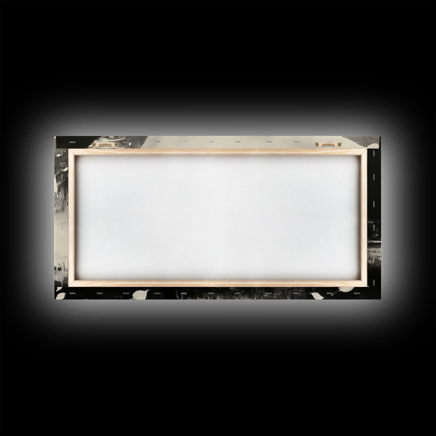 Winter Forest Cowboy Framed Canvas Print Christmas Cowboy Art Above Sofa Holiday Wall Decor Seasonal Winter Wonderland Gift