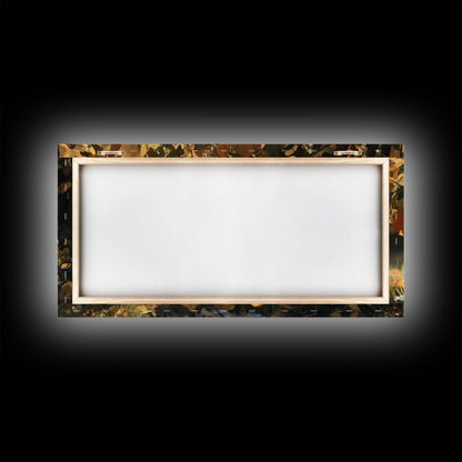 Basket of Apples Framed Canvas Print, Cozy Fall Farmhouse Wall Art, Country Autumn Decor, Best Gift for Her, Seasonal Harvest Scene Art