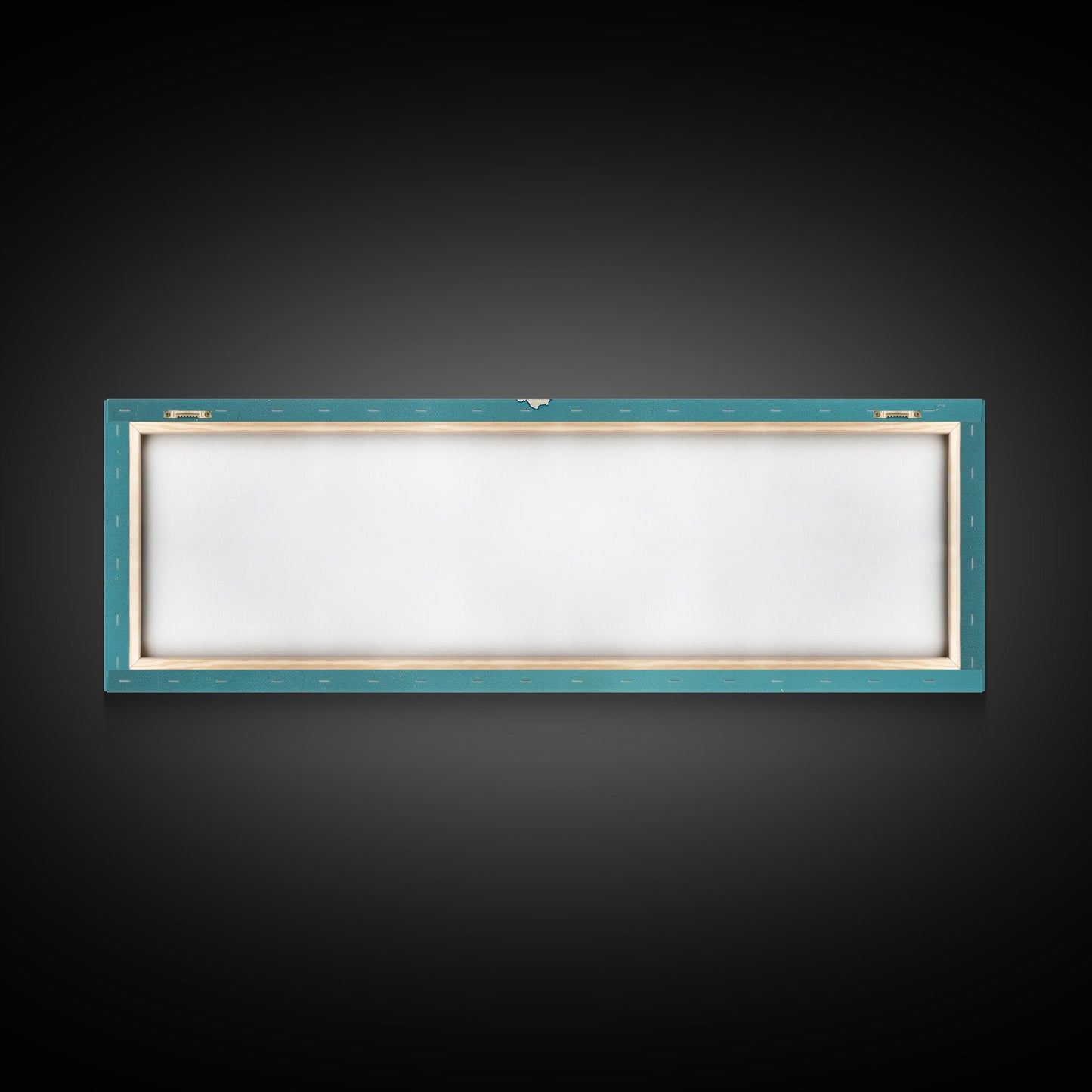 Framed Canvas Art, Sky Blue, Navy Blue Lonely Cloud Art, Minimalist Art Print, Panoramic Extra Wide Horizontal Art, Lonely Cloud