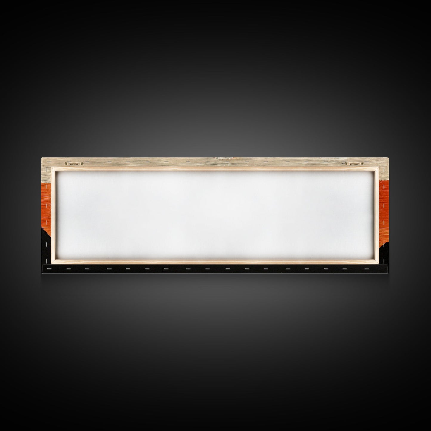 Fun Nursery Decor - Boy's Room Wall Art - Panoramic Flying Saucers or UFOs Art Print - Framed Canvas