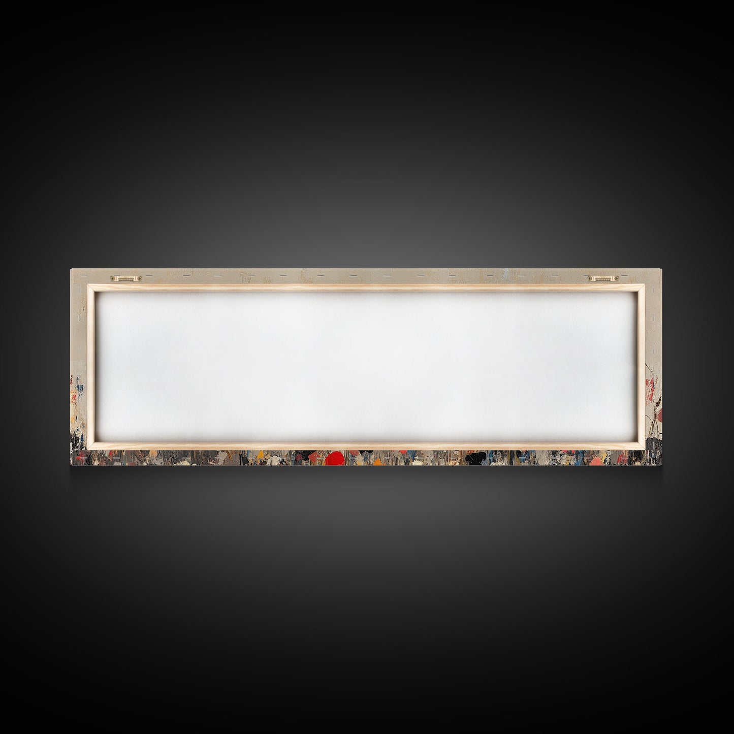 Muted Wild Flowers On White Background, Framed Canvas Print, Mother's Day Gift Idea, Wood Frame, Rustic Art, Farmhouse Decor, Boho Art