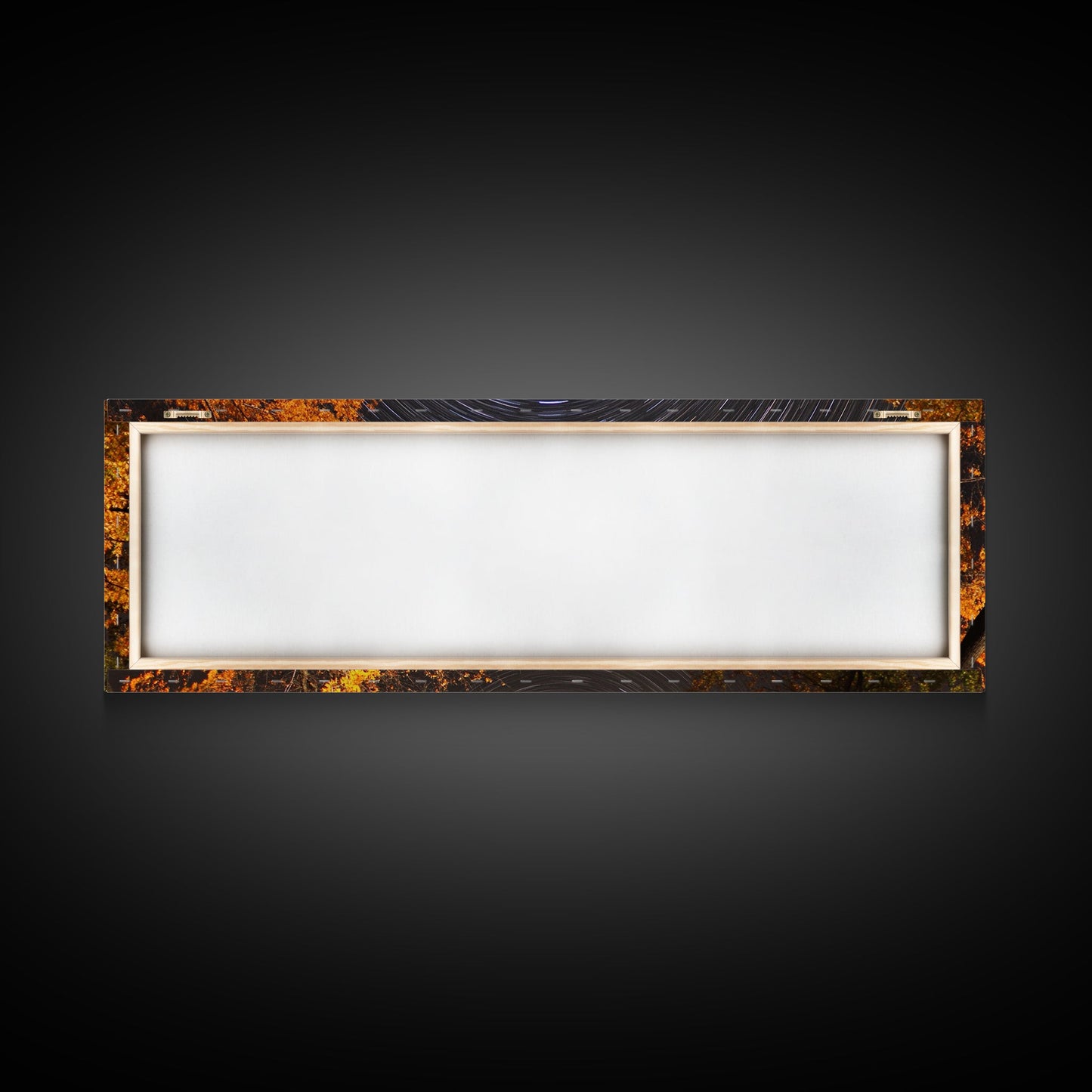 Time Lapse Photography Style Print, Panoramic Wall Art, Starry Night Sky Photo Print