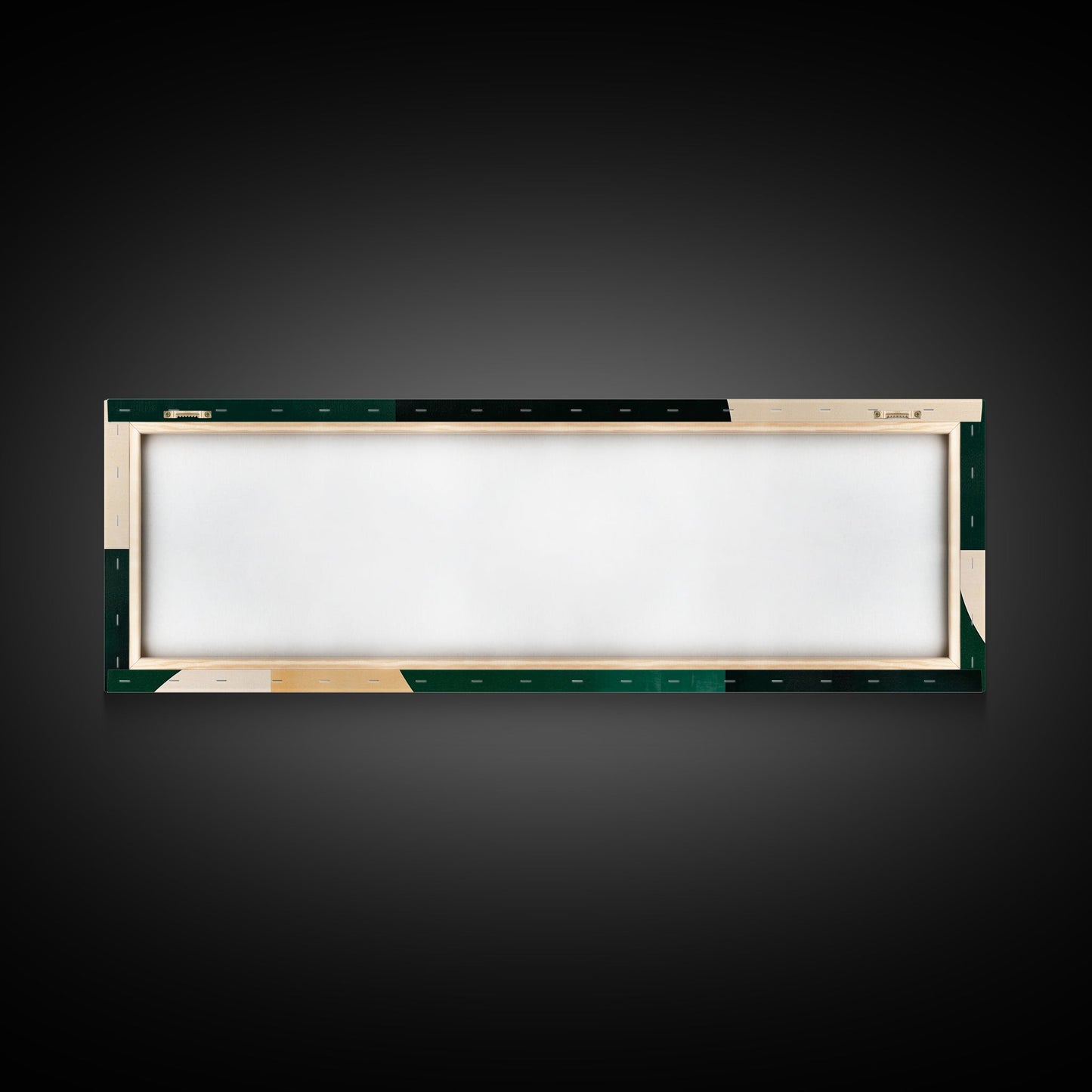 Geometric Mid-Century Modern Wall Art, Framed Canvas Print, Abstract Art, Modern Art, Geometric Patterns, MCM Home Decor, Emerald Green Art