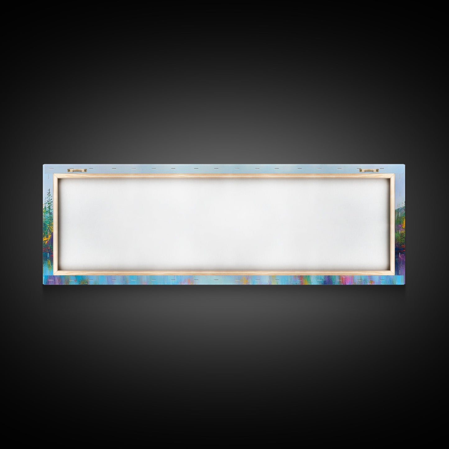 Abstract Landscape Painting Print, Panoramic, Surreal Art, Oversized Wide / Horizontal Fantasy Wall Art