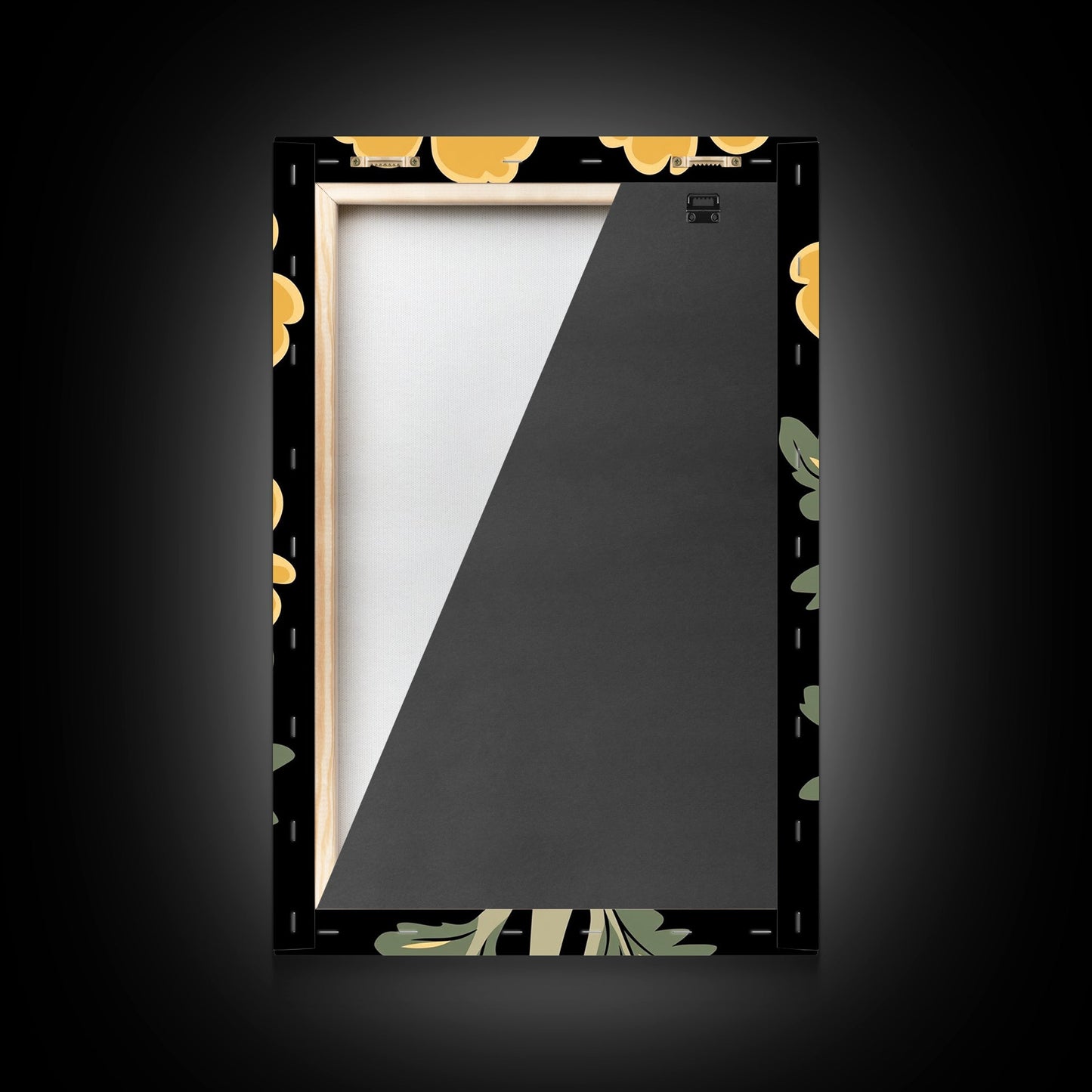 Abstract Floral Botanical Framed Canvas Wall Art, Abstract Botanical Print Minimalist Modern Art Boho Wall Decor Living Room Wall Art