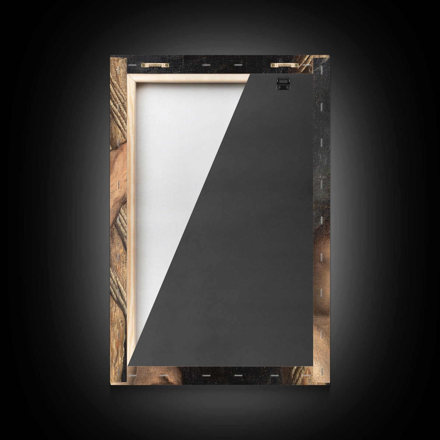 Satyr Painting Print, Framed Canvas Print, Satyr Painting Original, Satyr Artwork, Folk Art, Spooky Decor