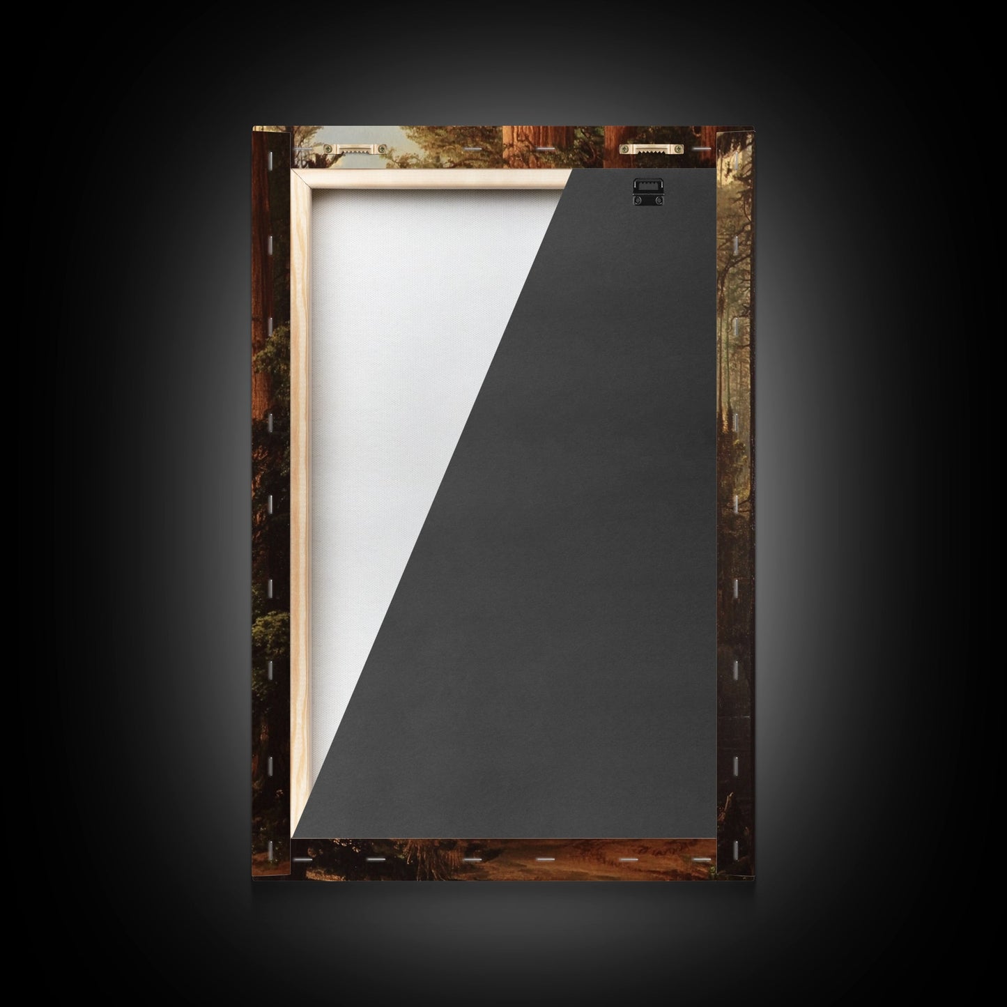 The Redwoods of California, Ancient California Canvas Print, Fantasy Decor, California Wall Art, Tall Redwood Trees Painting