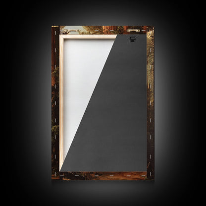 The Redwoods of California, Ancient California Canvas Print, Fantasy Decor, California Wall Art, Tall Redwood Trees Painting