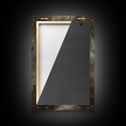 Radha Krishna Wall Art, Framed Canvas Print, Indian Inspired Wall Art, Krishna Painting, Hindu Art, Hinduism Decor