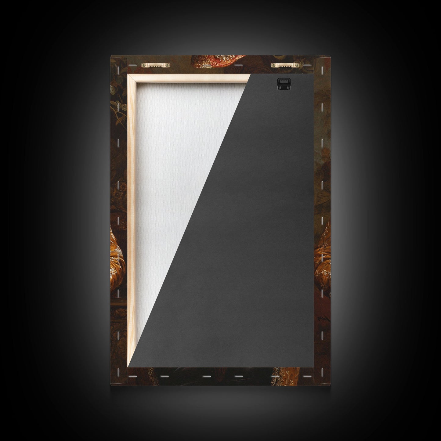 The Dapper Tiger Gentleman Portrait Framed Canvas Print, Whimsical Home Decor, Eclectic Decor, Kitsch Wall Art, Preppy Wall Art, Glam Decor