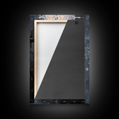 Abstract Painting Print of a Yellow Rose, Framed Canvas, Wood Framed Art, Modern Farmhouse Decor, Rose Painting, Rose Art