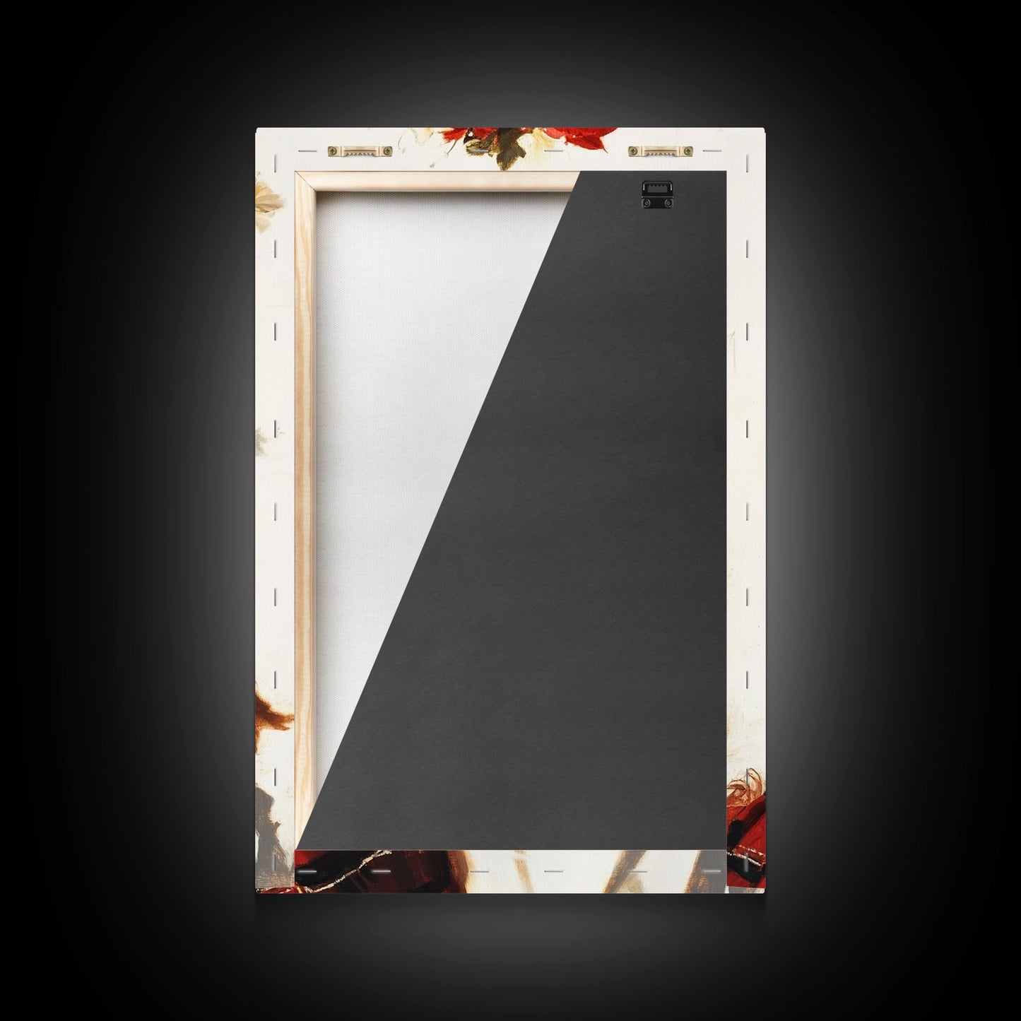 Mexican Floral Latina Portrait Canvas Print, Romatic Mariachi Wall Decor, Southwestern Modern Art, Rustic Mexicano Wall Art, Chicano Painting