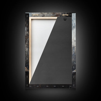 Medieval Kitchen Wall Art, Rustic Home Decor, Framed Canvas Print, Kitchen Home Decor, Dining Room Wall Art, Wine and Fruit Still Life Painting