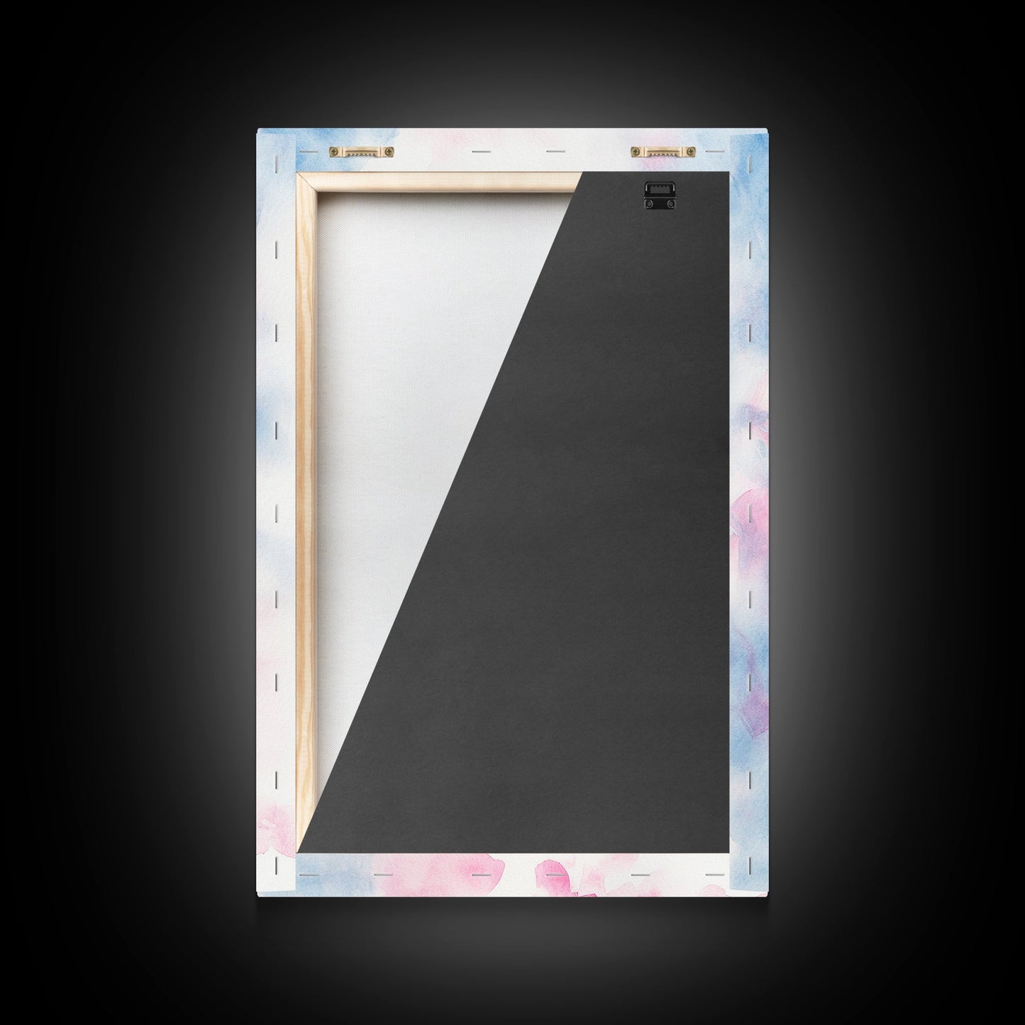 Pink Lipstick Framed Canvas Print, Preppy Dorm Room Decor, Makeup Wall Art, Girl's Dorm Room Wall Art, Preppy Art, Preppy Style Decor