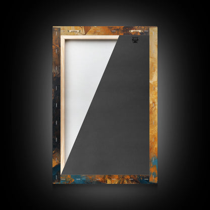 Ozymandias Painting Canvas Print, Ozymandias Wall Art, Ozymandias Print, Framed Canvas