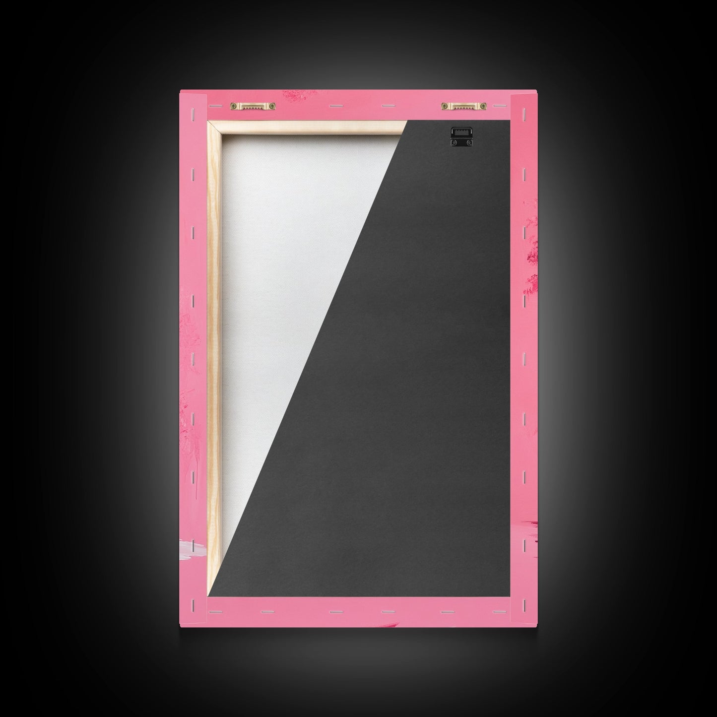 Pink Maple Tree Preppy Painting Print, Girl's Dorm Room Wall Art Home Decor, Trendy Wall Art, Pink Decor