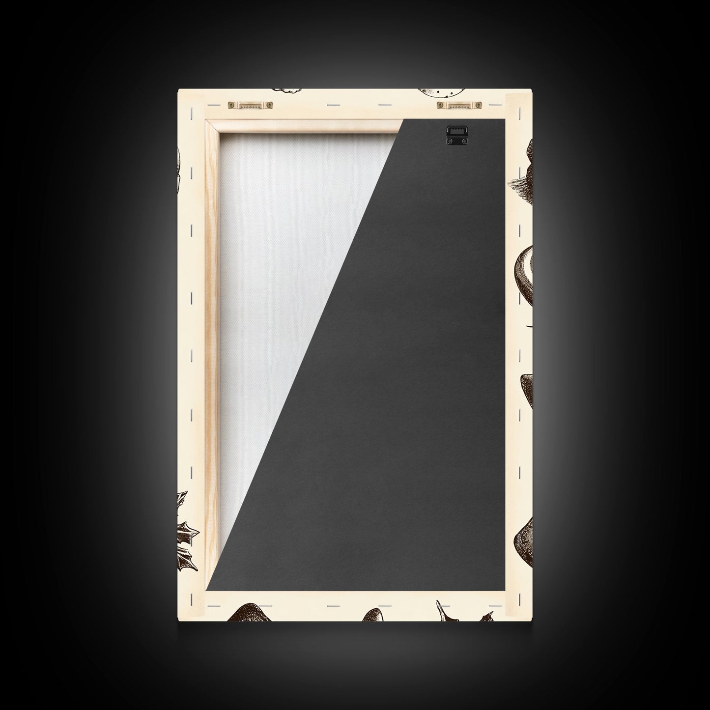 Cute Christmas Cookies Canvas Print - Framed Canvas - Minimalist Christmas Art - Boho Christmas Art - Rustic Christmas Art