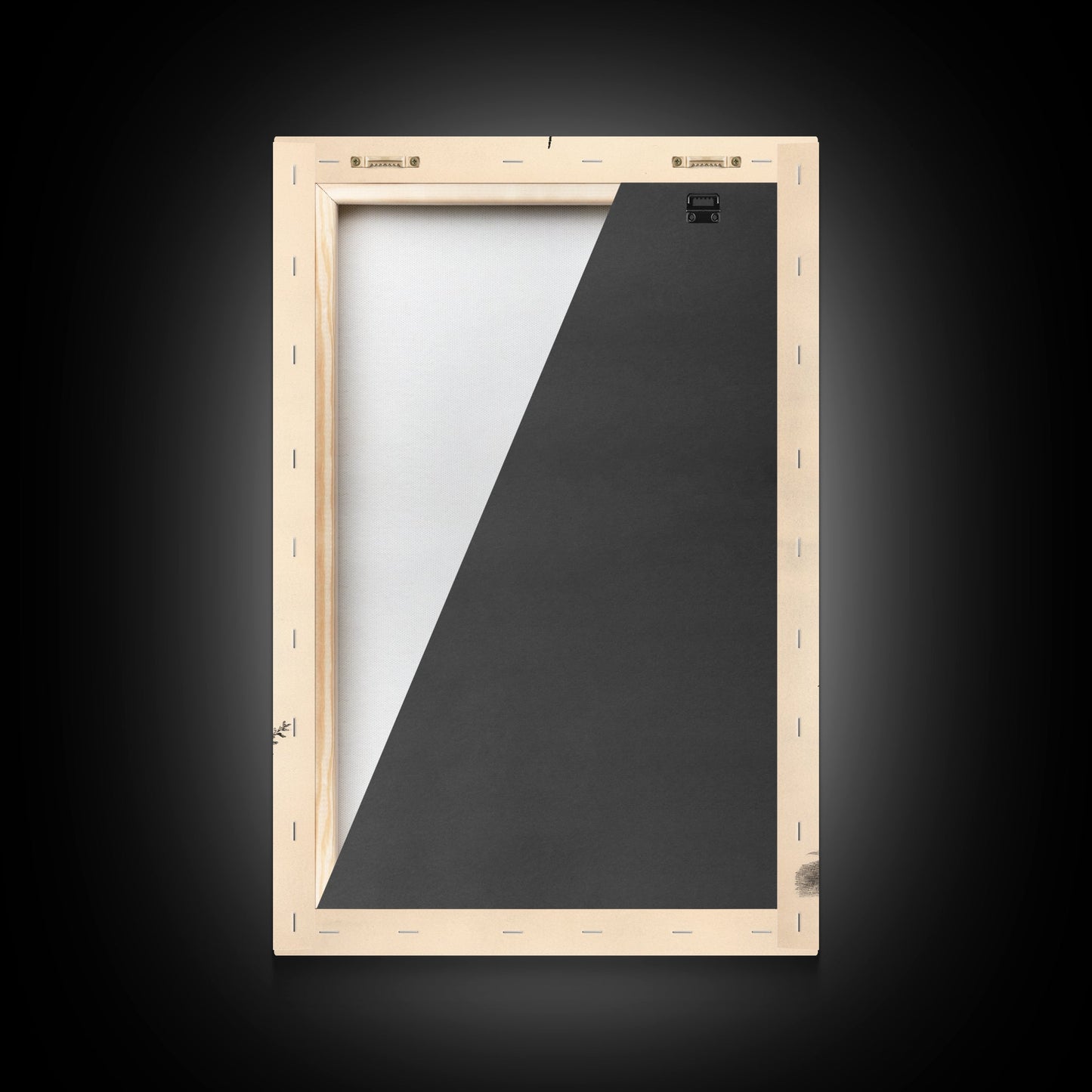 Sketch of a Christmas Tree Canvas Print - Framed Canvas - Minimalist Christmas Art - Boho Christmas Art - Rustic Christmas Art