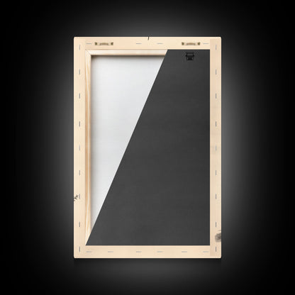 Sketch of a Christmas Tree Canvas Print - Framed Canvas - Minimalist Christmas Art - Boho Christmas Art - Rustic Christmas Art