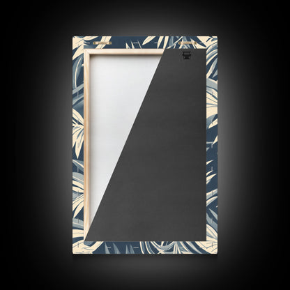 Floral / Botanical Print Wall Art Framed Canvas Print Midcentury Modern Wall Art Home Decor Boho Minimalist Ready To Hang Large Art