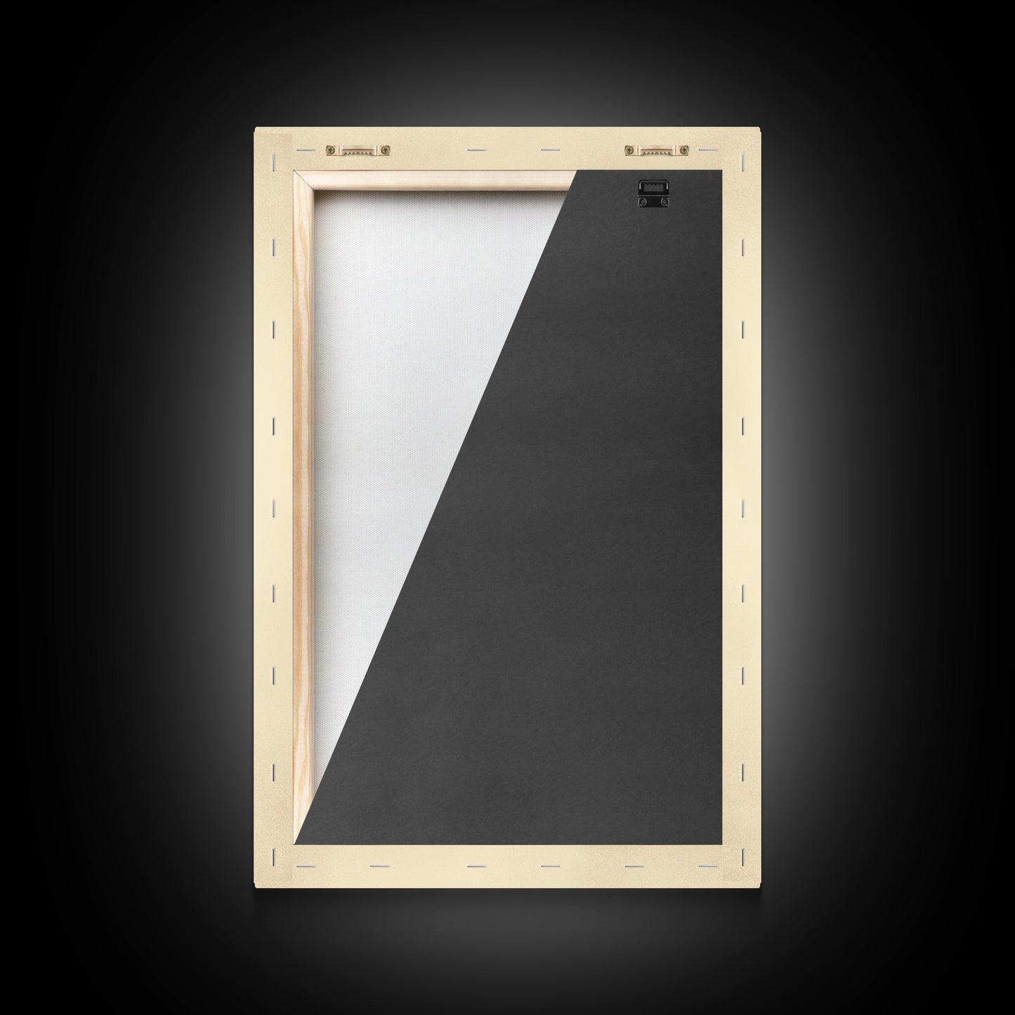 Santa's Gift Bag Canvas Print - Framed Canvas - Minimalist Christmas Art - Boho Christmas Art - Rustic Christmas Art