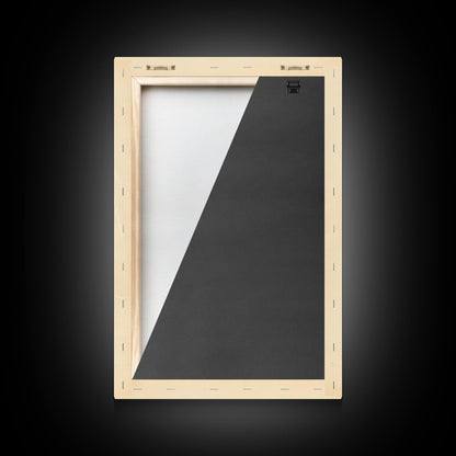 Christmas Sleigh Canvas Print - Framed Canvas - Minimalist Christmas Art - Boho Christmas Art - Rustic Christmas Art