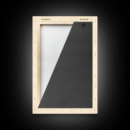 Drawing of a Snowflake Canvas Print - Framed Canvas - Minimalist Christmas Art - Boho Christmas Art - Rustic Christmas Art