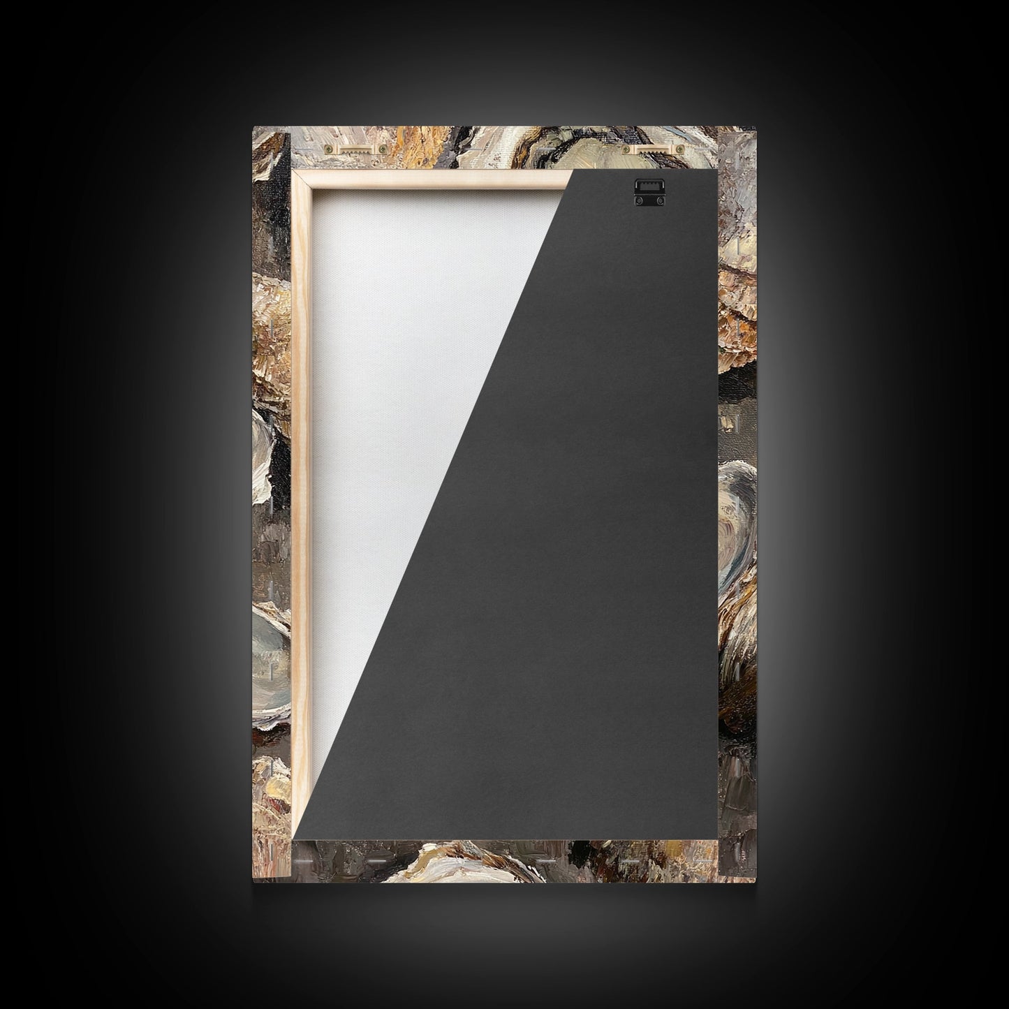 Oyster Painting Print, Oyster Shell Painting, Oyster Art, Kitchen Food Wall Art, Kitsch Kitcen Decor, Eclectic Home Decor, Kitchen decoration